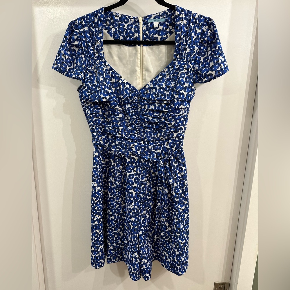 Leifnotes Blue Floral Women's Romper